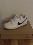 Nike SB Dunk Low Pro ISO Orange Label White Navy size 8,5