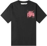 Off-White Floating Skull Pink T Shirt