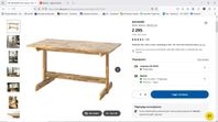 Bord Ikeas Nackanäs