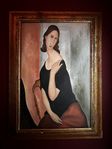 Portrait de Madame - Amedeo Modigliani (efter)