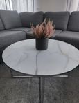 Soffbord 80 cm Runt Marmormönster