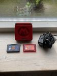 Nintendo Gameboy Advance SP Mario Edition + Pokemon Ruby