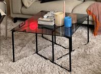 Soffbord glas svart 