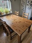 köksbord med 4 stolar