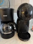 kaffebryggare och Dolce Gusto kaffemaskin 