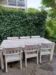 Bortskänkes bord med 6 st stolar