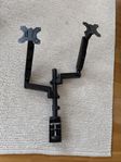 MaxMount gasdrivet skärmstativ - 2 skärmar