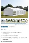 Partytält 6x10 m 