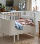 Sebra Baby & Juniorsäng (Vit)