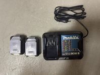Makita CXT - Batteriladdare + batteri