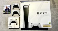 PS5 Disc Edition and 2 Dualsense