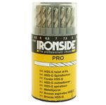 Ironside Borrkassett 19 st. borrar, 1-10 mm