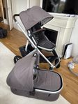 barnvagn från uppababy vista v3 duovagn färgen Theo 