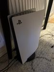 playstation 5 disc edition + skärm och kontroller