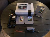 Nintendo 8-bit (NES) Bergsala – Uppgraderad – med 3 spel