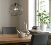 Svart lampa