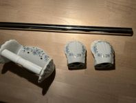 Toalettpappershållare och handduksstång