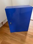 lockable cabinet powder blue 