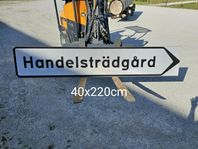 Reflekterande skyltar Handelsträdgård