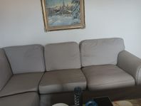 grå ektorp hörnsoffa 