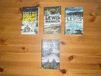Pocketböcker Peter May "Lewis trilogin" samt Ranish Tweed