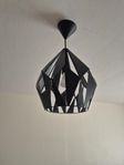 Svart modern fönsterlampa metall Acri