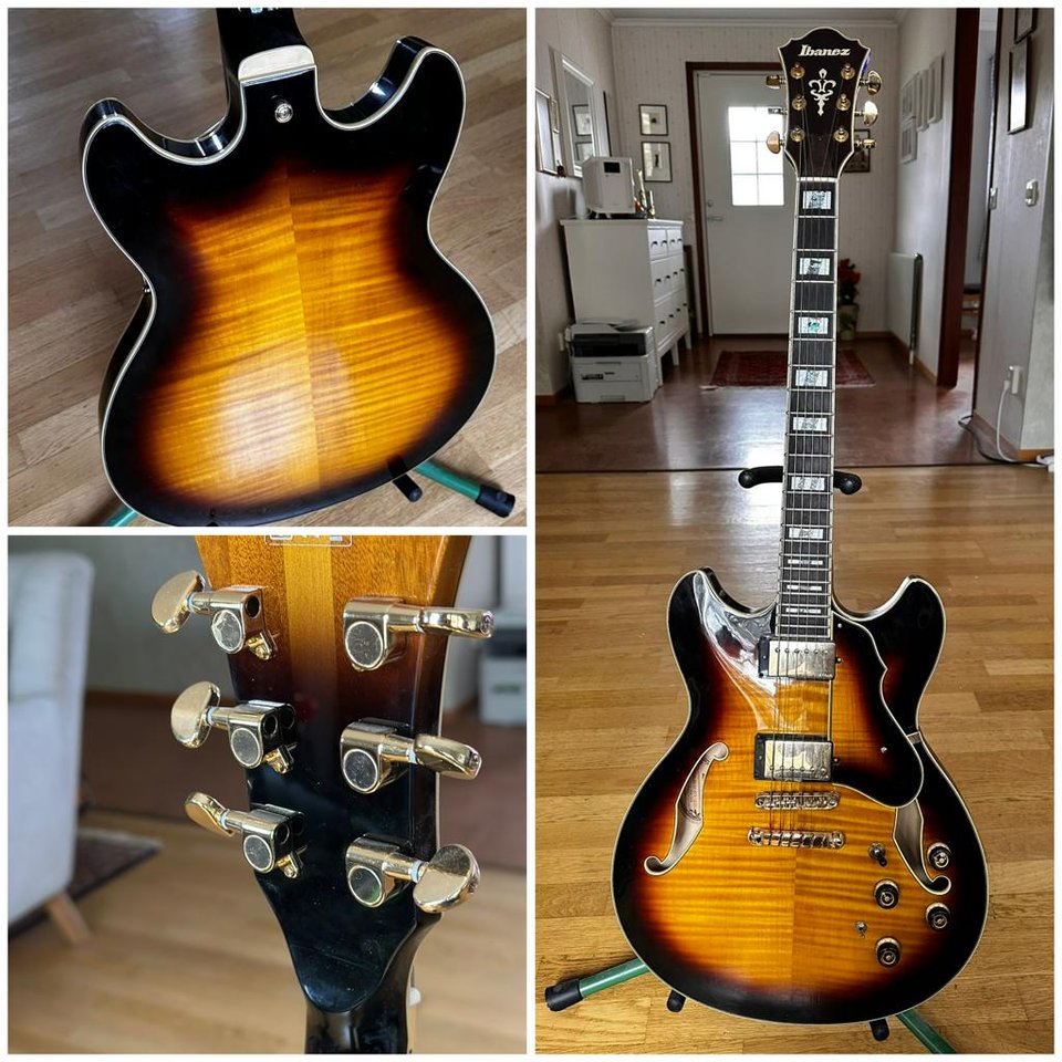 Ibanez AS153 AYS Antique Yell...