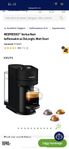 NESPRESSO Vertuo Next kaffemaskin av DeLonghi, Matt Svart