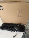 Datorpaket med HP dator, skärm och canon printer