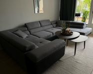 Bäddsoffa i U-modell med hö. divan