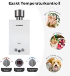 HELT NY Camplux BW264C genomströmningsvärmare