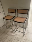 2 stycken Bauhaus barstolar 