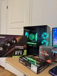 Nybyggd Gamingdator,RTX 3070,Ryzen 7,16 GB Ram,1 tb ssd, RGB