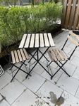 kafé set och brasse stolssr 