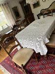 ekbord med 6 stolar i carpatistil !