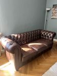 Äkta Chesterfield soffa i fint skick
