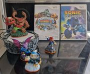 Skylanders giant starterpack, Sprocket, Sonic unleashed Wii