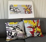 Roy Lichtenstein- tavla och kuddfodral