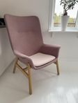 Vedbo rosa fåtölj från IKEA