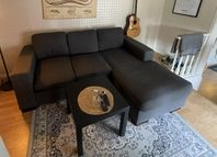 3-sitts soffa med divan