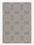 OÖPPNAD Inom & utomhus Bouclé matta 200x300cm Grå/champag