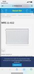 vattenburet element/ radiator