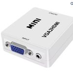 USB-driven VGA till HDMI Konverterare – med ljudkabel