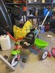 3 hjulig cykel med hjälpstång
