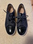 Lanvin DBB1 Patent Cap Toe Sneaker Navy
