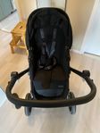 Cybex barnvagn - Eos Lux - Moon Black/Black