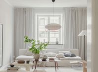 Ikea Söderhamn 3,5 sits med Bemz linneöverdrag