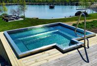 handledare till Pool rostfri