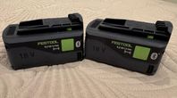 Festool batteri 5.2 Ah 18V 2st