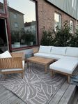Loungegrupp soffa + fåtölj, nästan nya!
